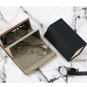 2 Slots sunglasses Organizer Storage Travel Foldable Hanging Glasses Rack